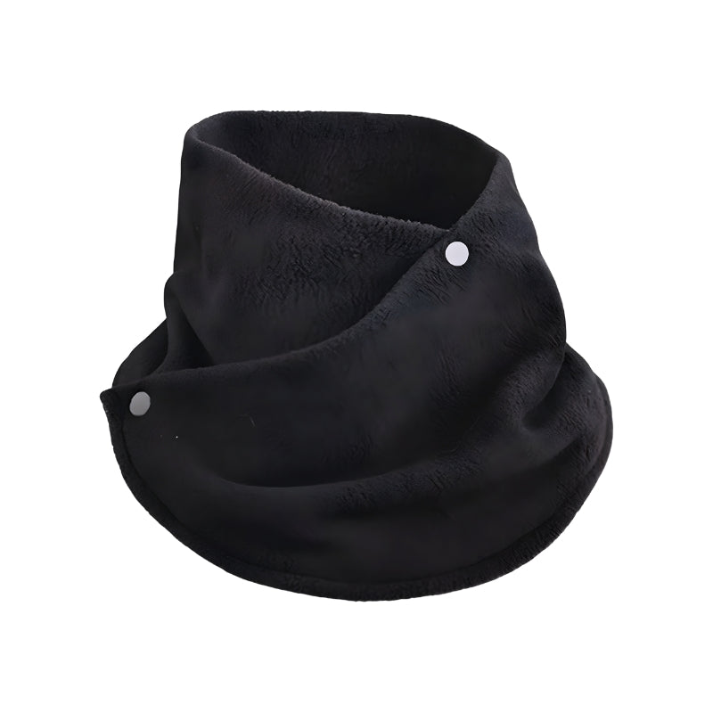 Snood Polaire Femme - Noir Ébène - 60cm