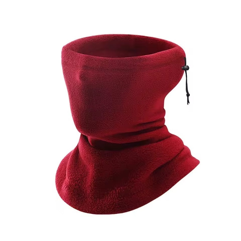 Cache Cou Polaire Homme - Rouge - 30x25cm