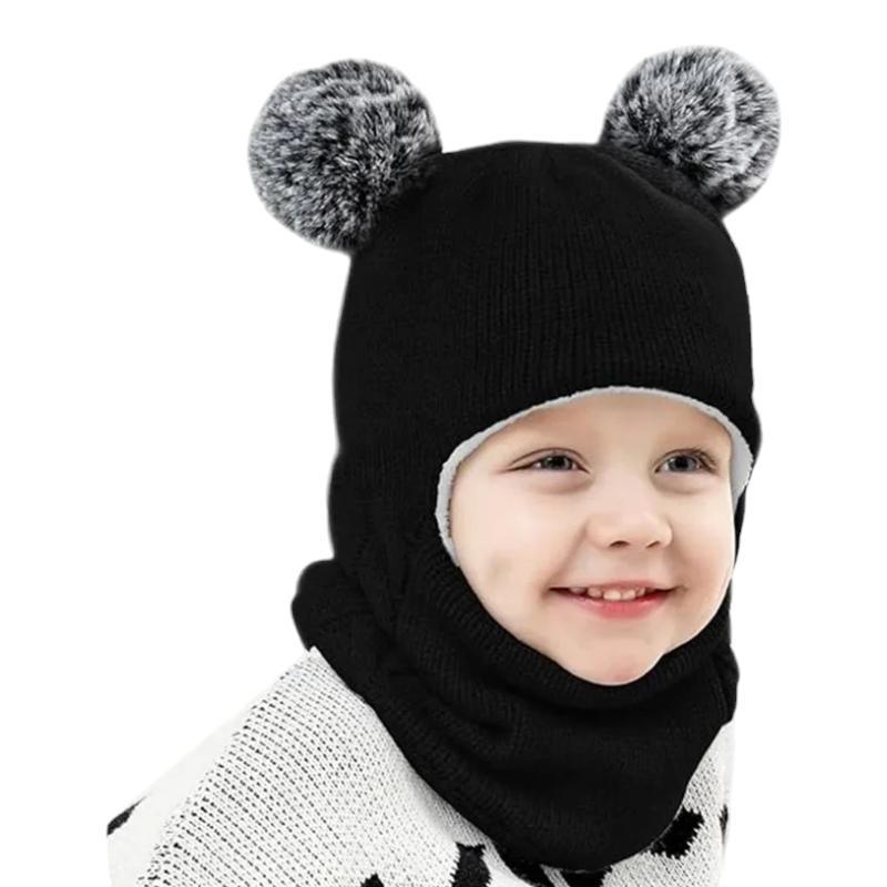 Cagoule Enfant 4 ans Noir 1-4ans / 48-52cm