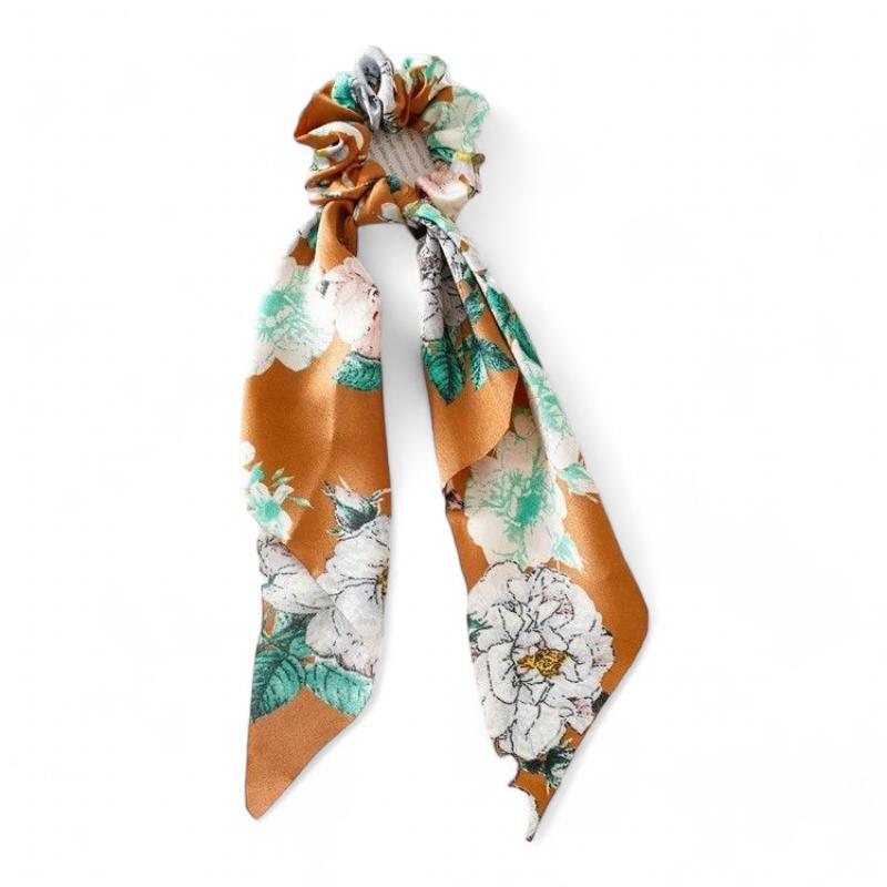 Chouchou Foulard Cheveux Vert Émeraude