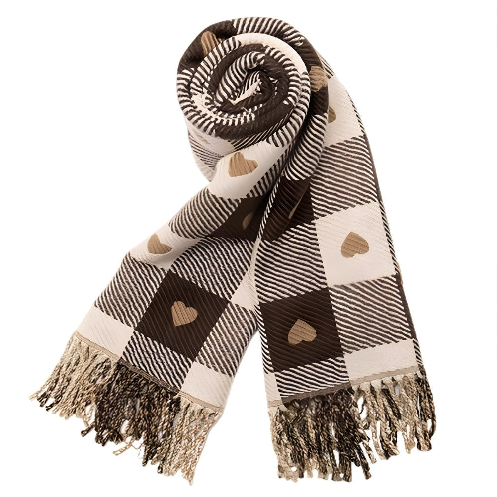 Echarpe Femme avec Coeur