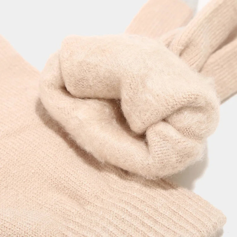 Ensemble Bonnet Gants Echarpe Femme