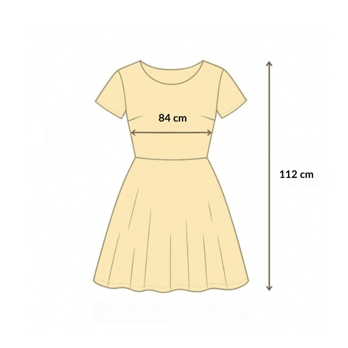 Robe de Plage Ajourée en Maille guide des dimensions - Noir - Beige - Blanc - Vert - Rose