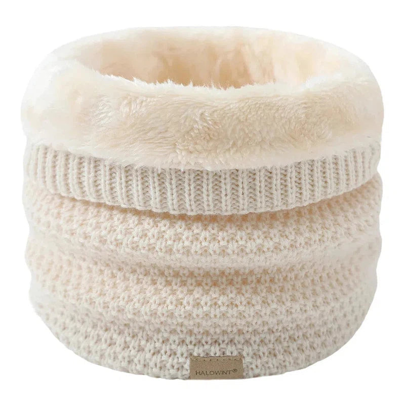 Snood Doublé Polaire Crème