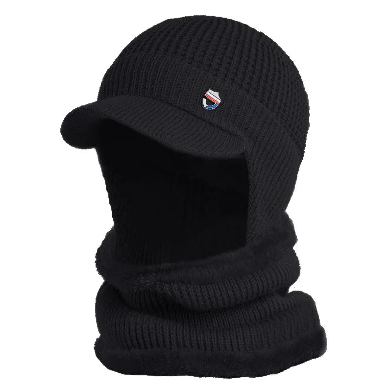 Casquette Cagoule Homme Noir Ébène 56-60cm