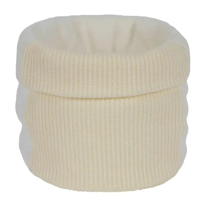 Snood Adulte Réversible Crème 25*17cm