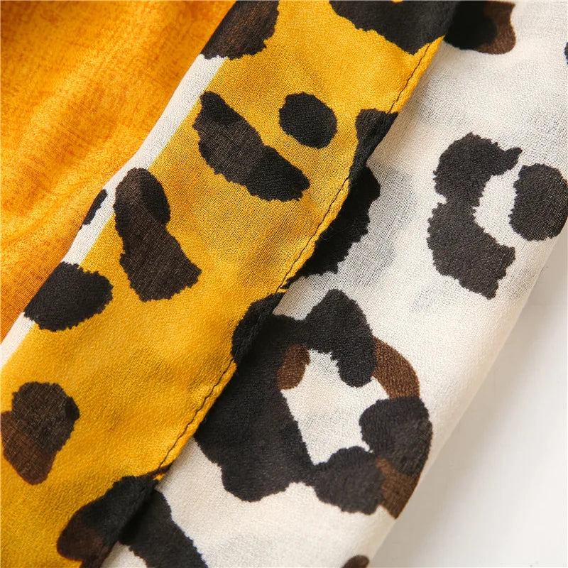 Foulard Léopard Femme