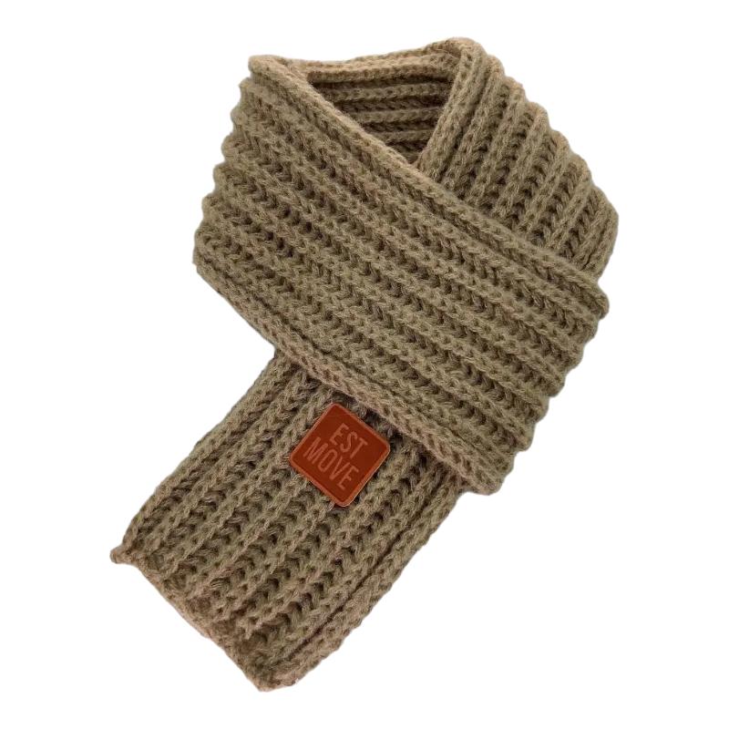 Echarpe Enfant Hiver Marron 122*9cm