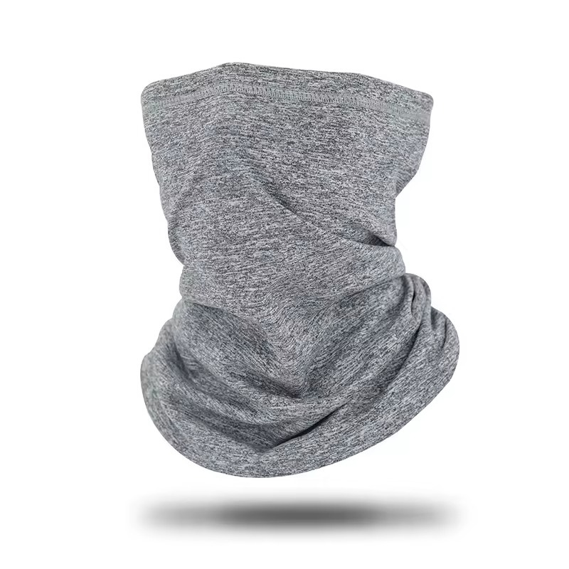Tour de Cou Polaire Homme - Gris Clair - 45x26cm