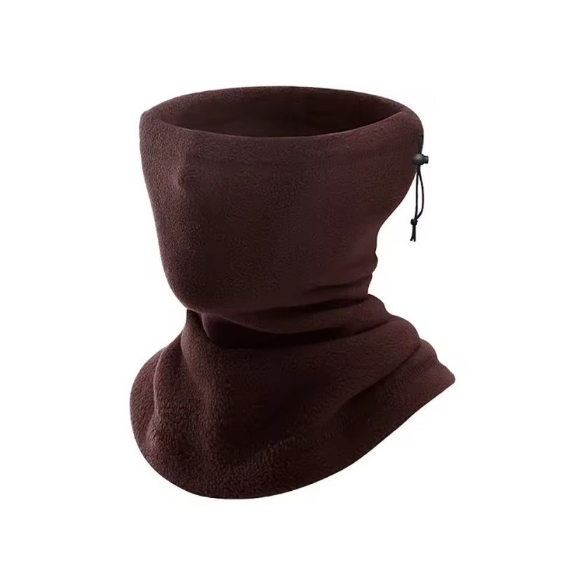 Cache Cou Polaire Homme - Café - 30x25cm
