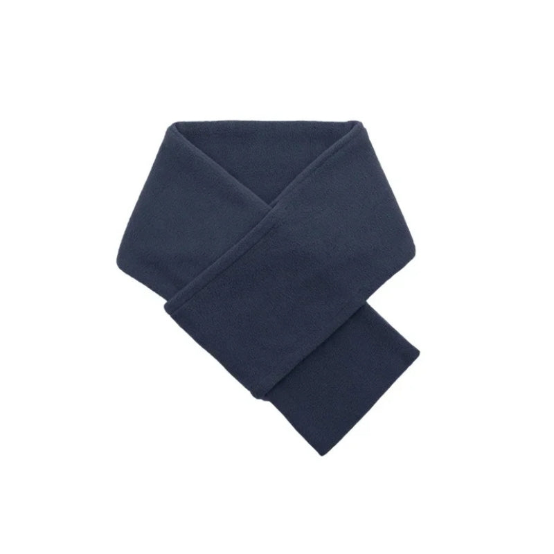 Echarpe Courte Polaire Homme - Bleu Marine - 80*14cm