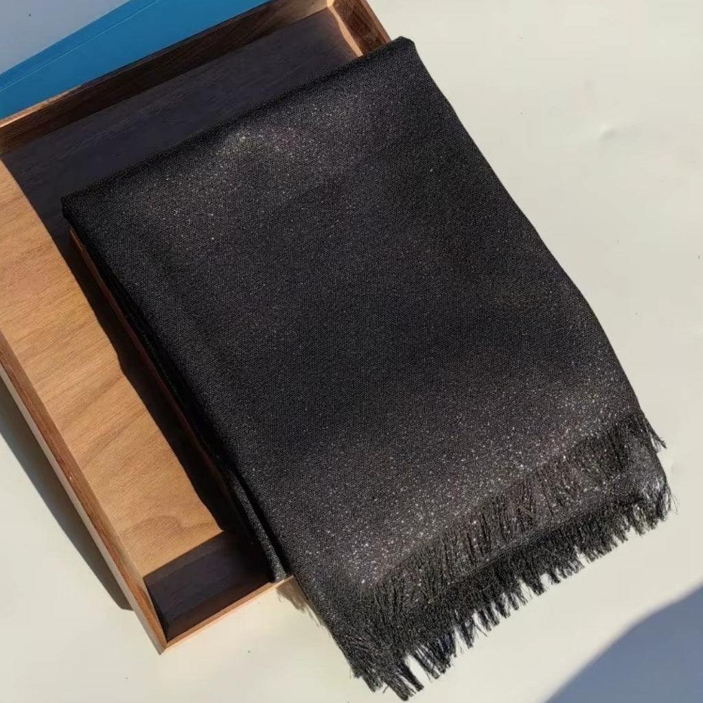 Echarpe Noire Paillette