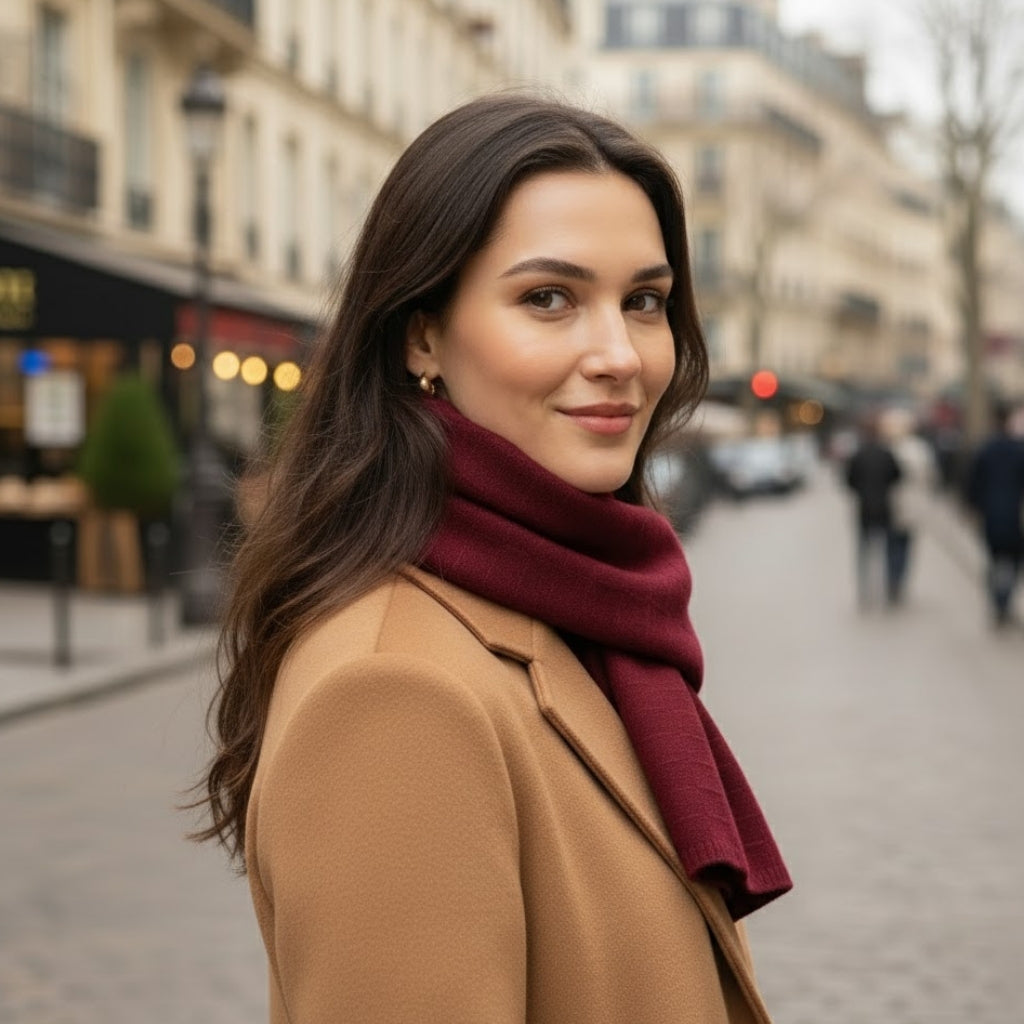 Écharpe Cachemire Luxe Femme