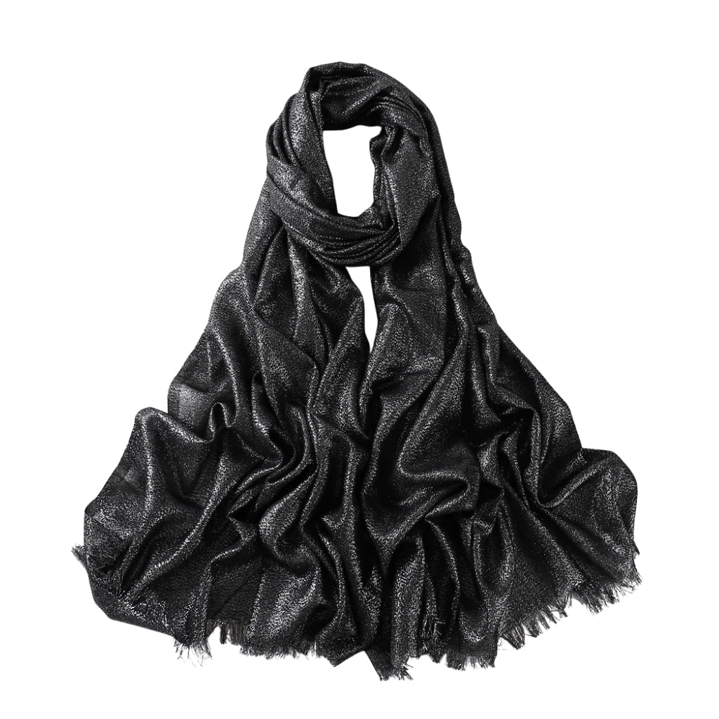 Echarpe Noire Paillette