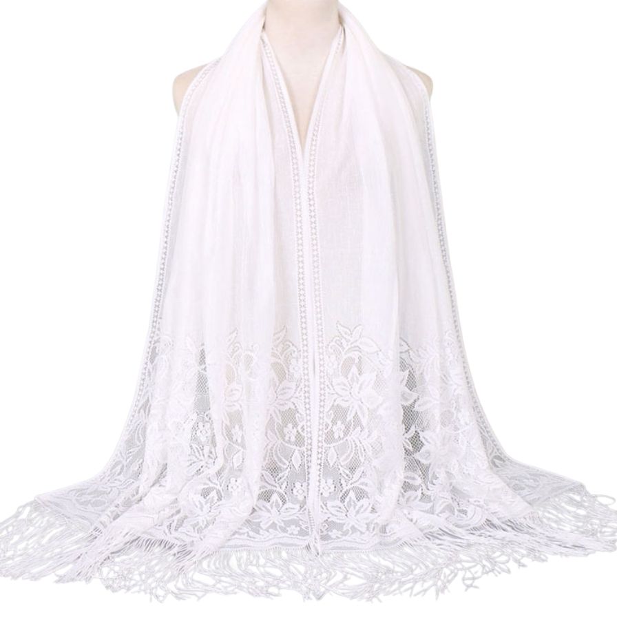 Etole Mariage Dentelle - Blanc - 185*65cm