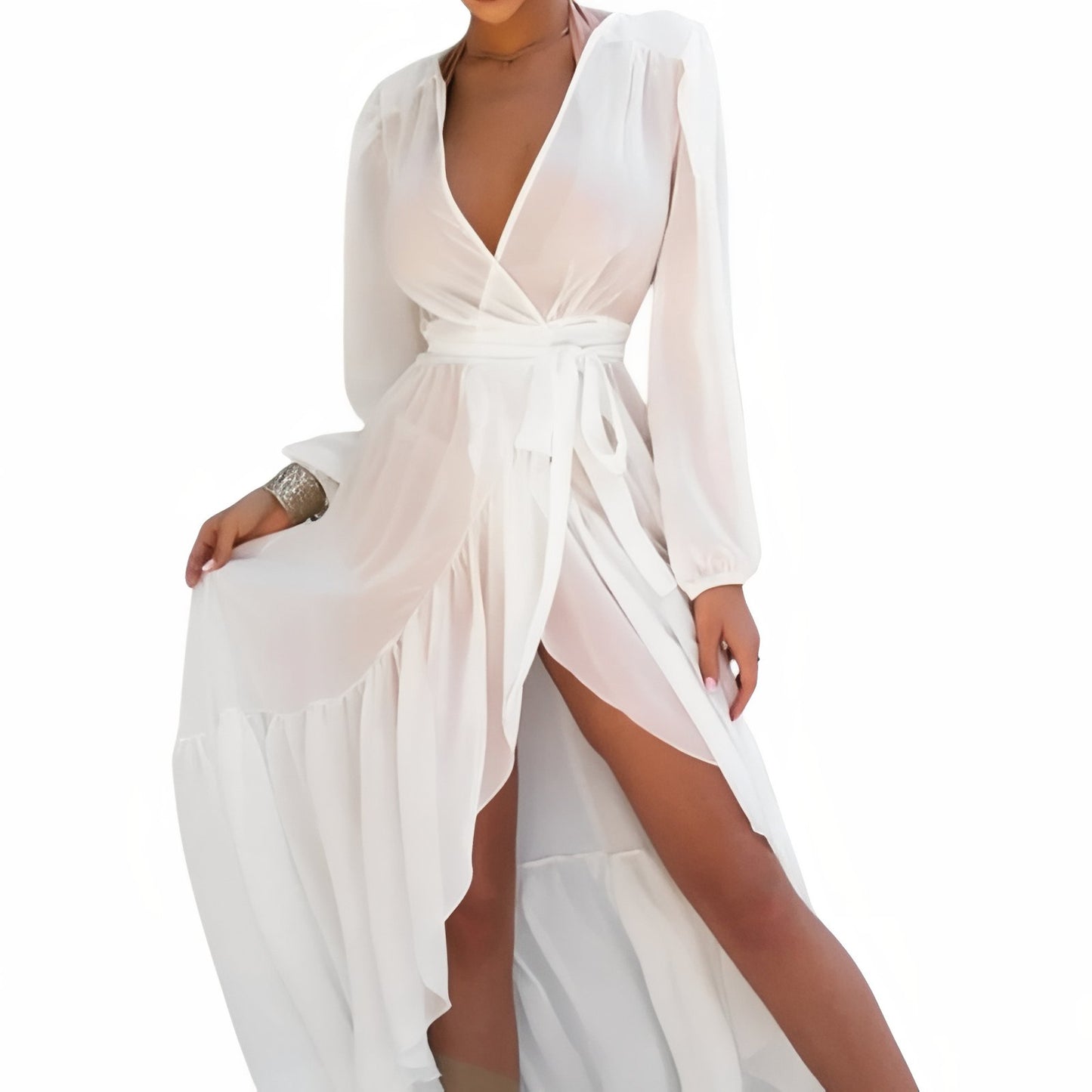 Kimono Chic de Plage uni