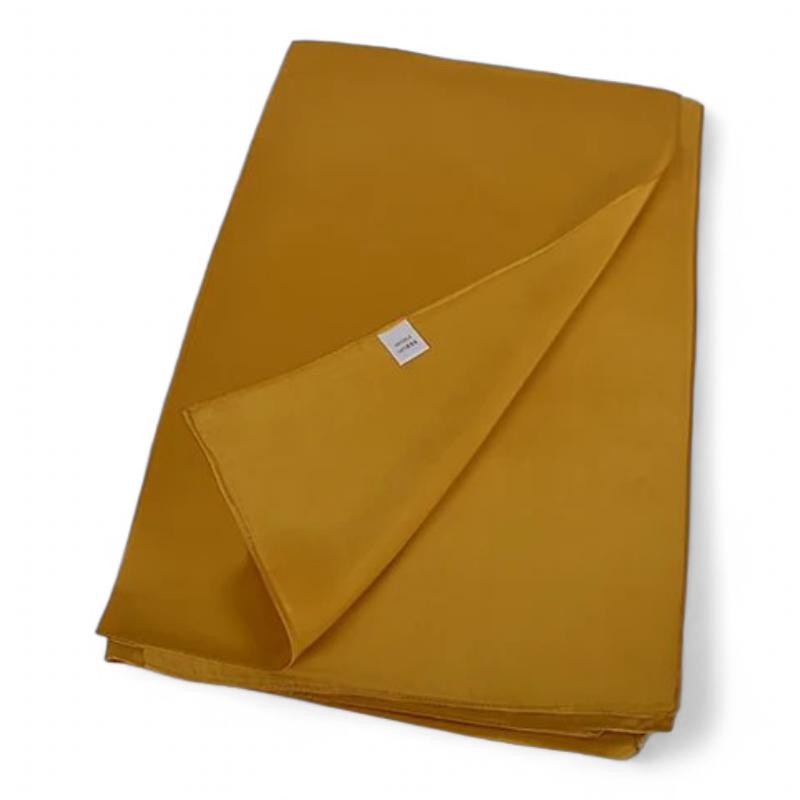 Foulard Soie Femme Chic Jaune Moutarde 175*55cm