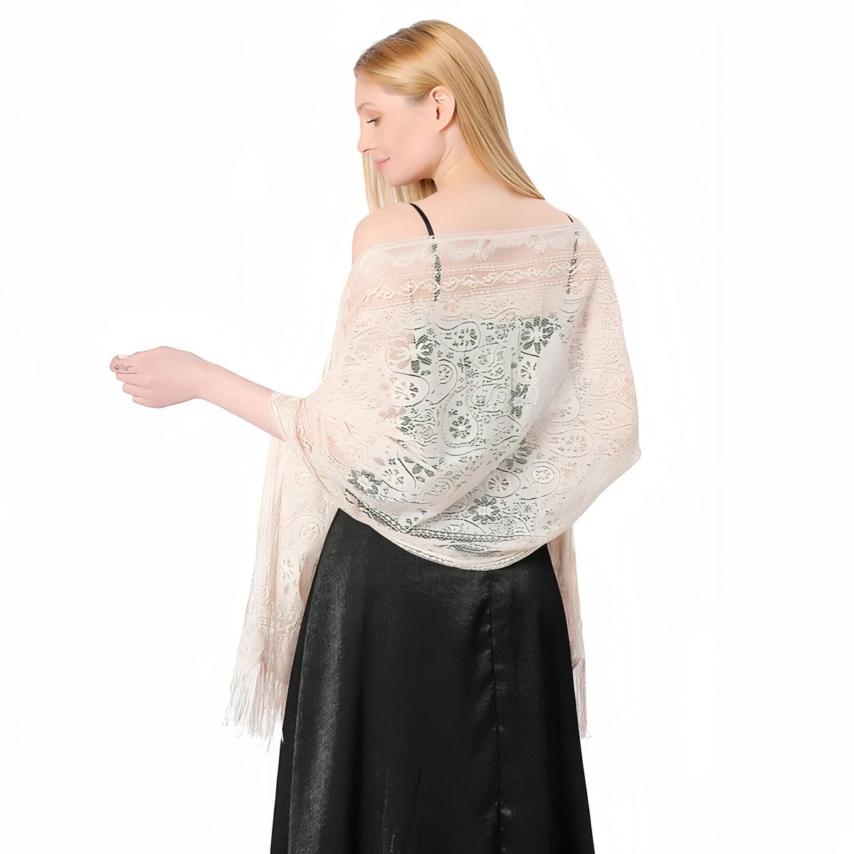 Châle Pour Demoiselle D'honneur Diamant 1 Carat ZKGYUS 1 Pièces Femmes Floral Dentelle Mesh Etole Foulard Blanc P 557831 Femme De Ménage Châle Pour Demoiselle D'honneur Diamant 1 Carat ZKGYUS 1 Pièces Femmes Floral Dentelle Mesh Etole Foulard Blanc P 557831 Femme De Ménage