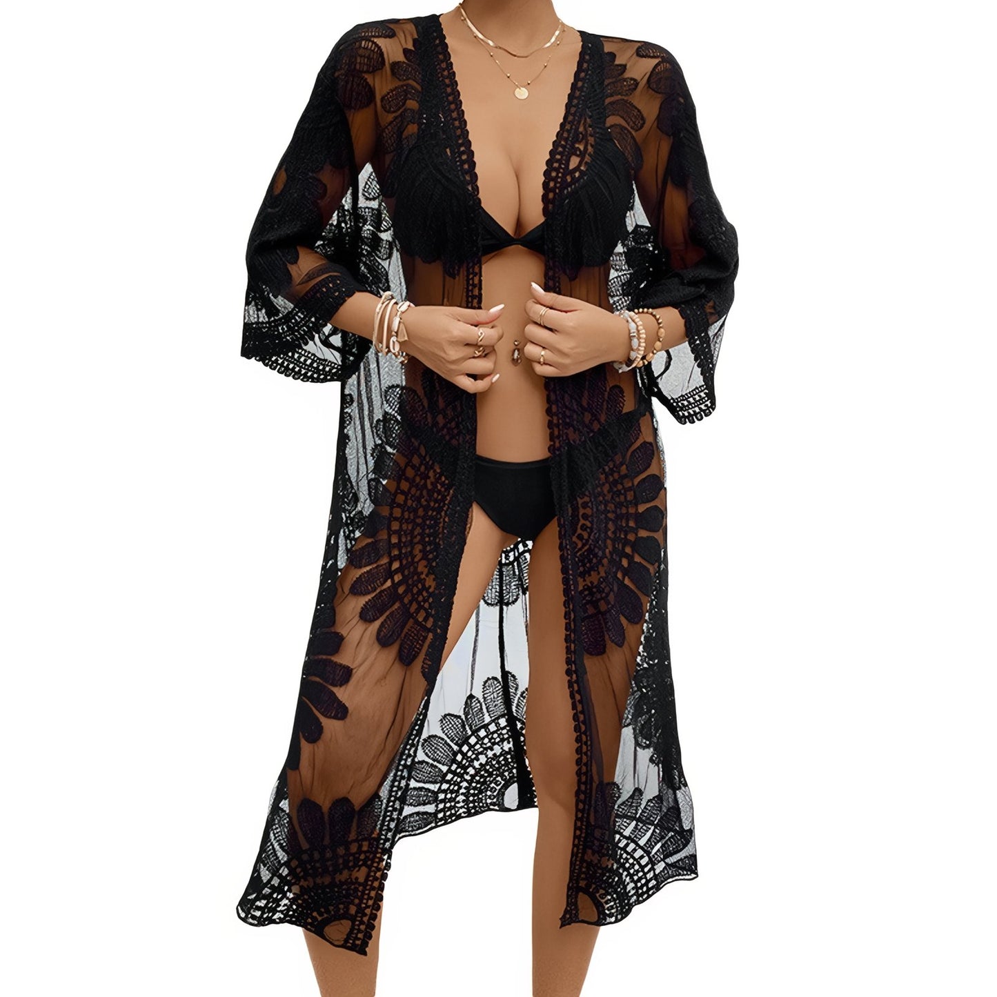 Kimono de Plage en Dentelle