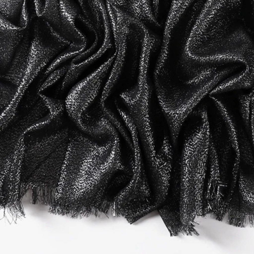 Echarpe Noire Paillette