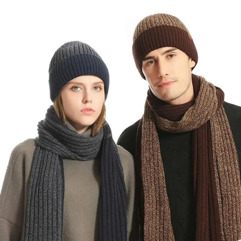 Ensemble Bonnet Echarpe Gant pour Homme