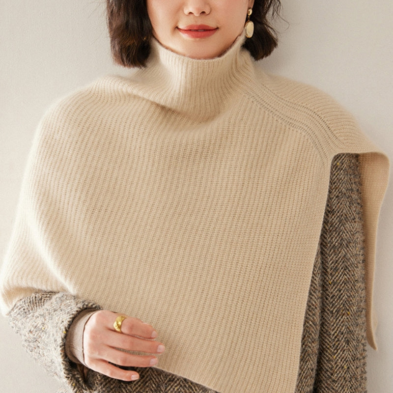 Poncho Cachemire Court