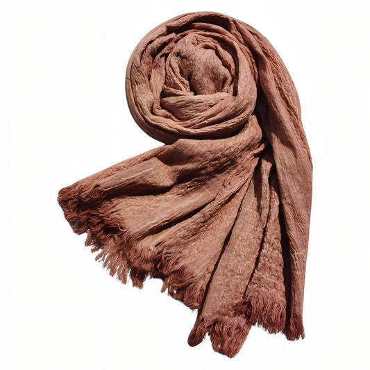 Echarpe Chèche Touareg - Terracotta - 200*100cm