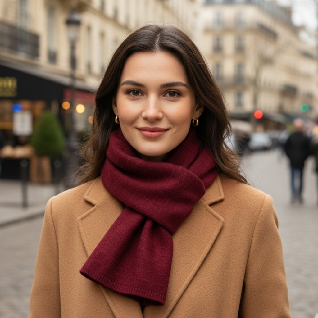 Écharpe Cachemire Luxe Femme
