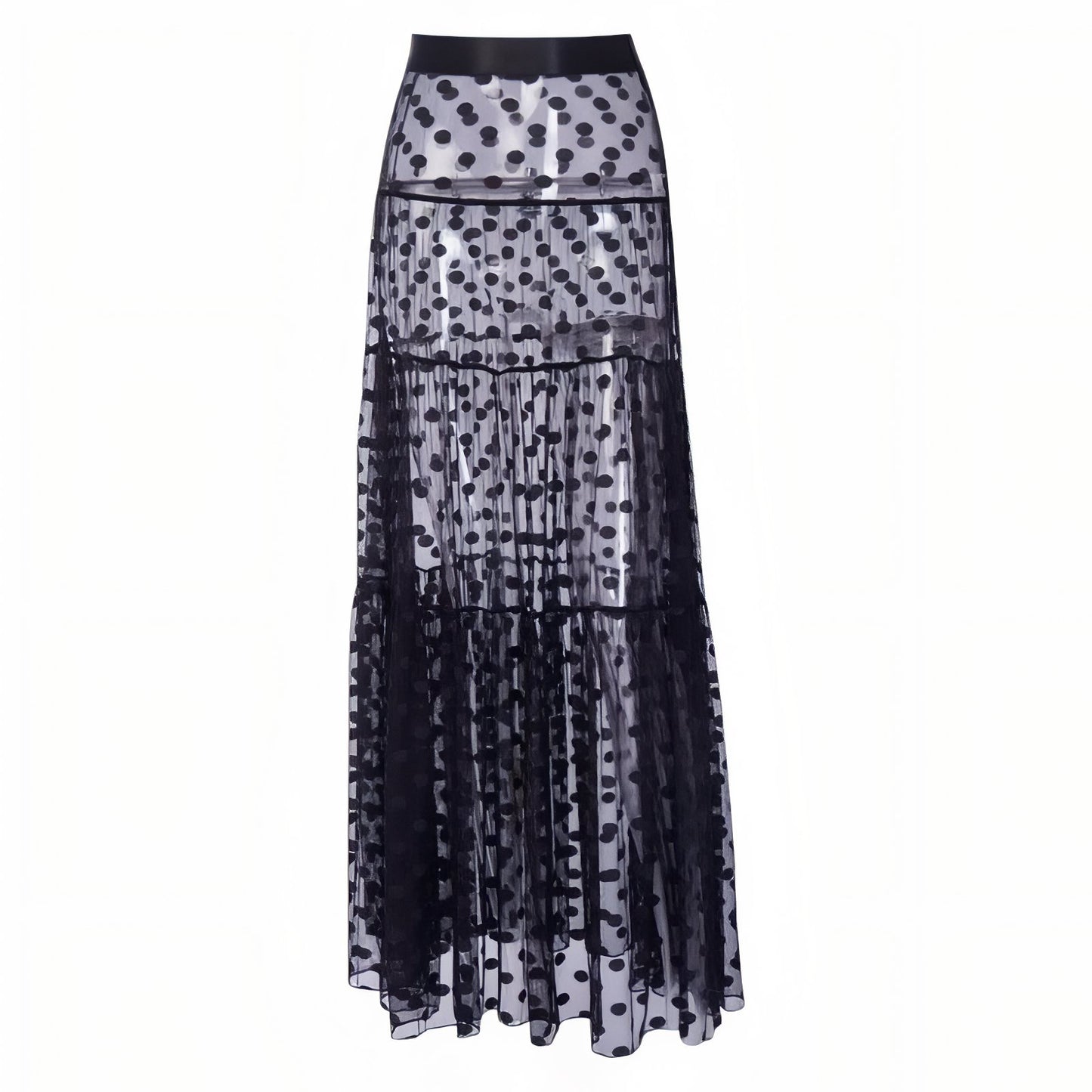 Maxi Jupe Longue Plage Transparente