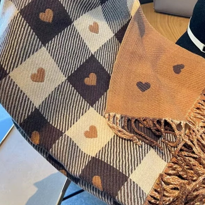 Echarpe Femme avec Coeur