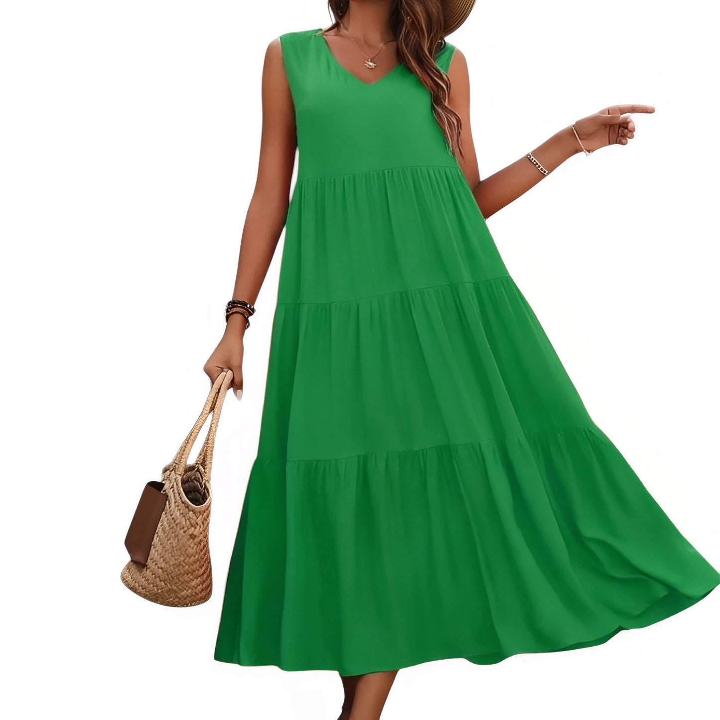 Robe de Plage à Volant