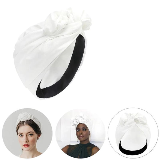 Turban Vintage Blanc 