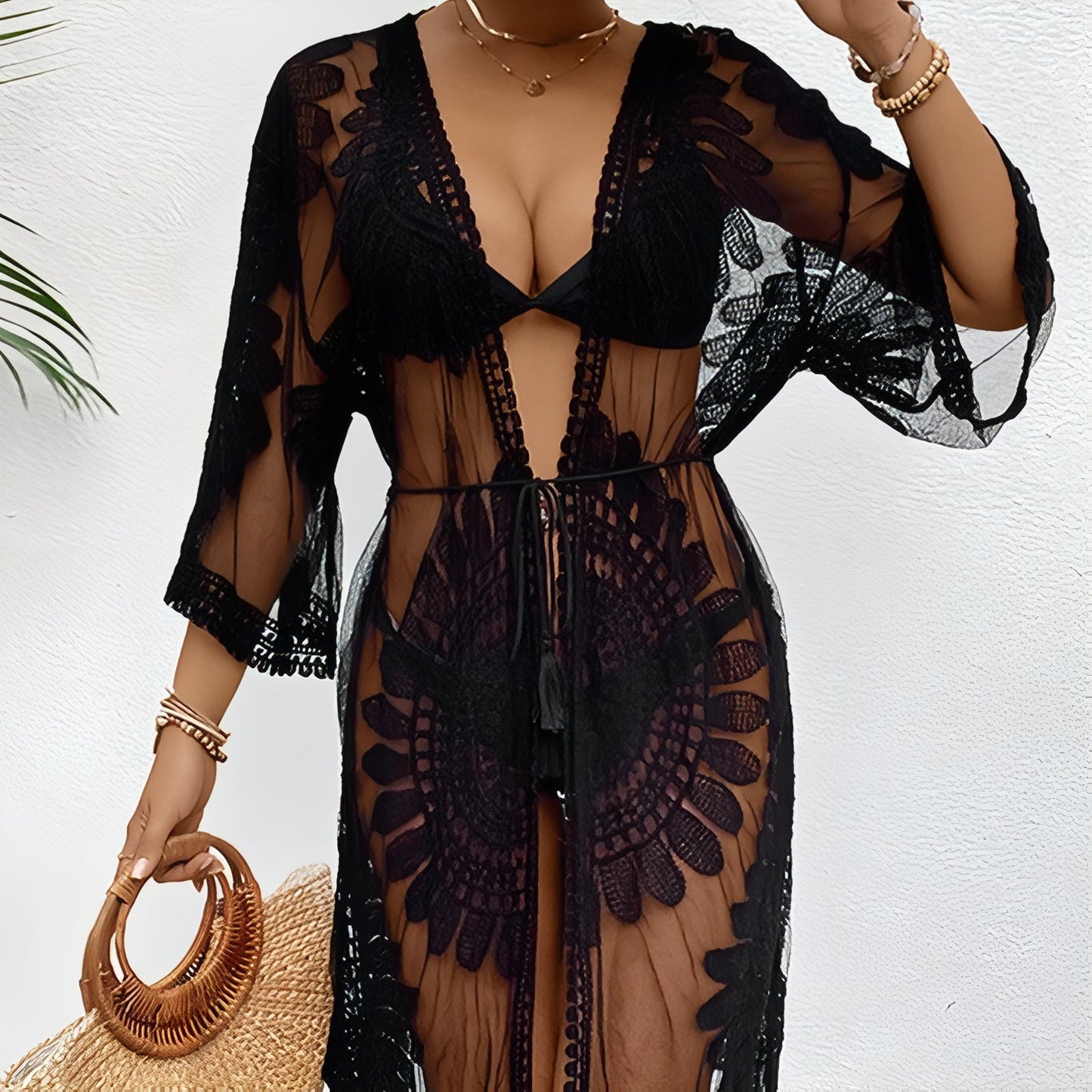 Kimono de Plage en Dentelle