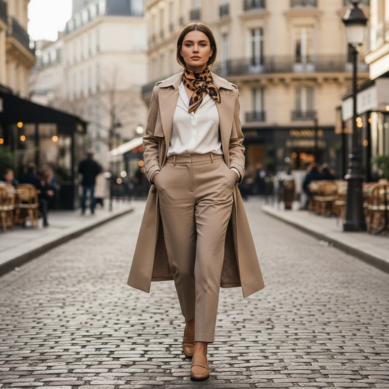 Foulard Femme Motif Léopard