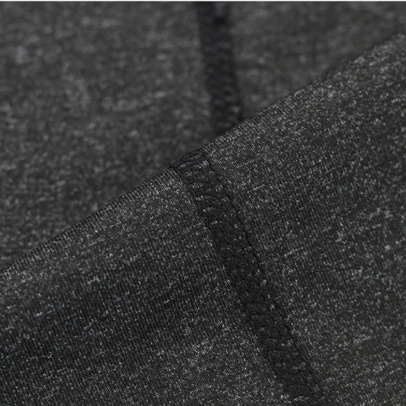 Tour de Cou Polaire Homme gros plan couture - Charcoal - Bordeaux - Bleu Marine - Gris Clair - Gris Foncé - Noir Ébène