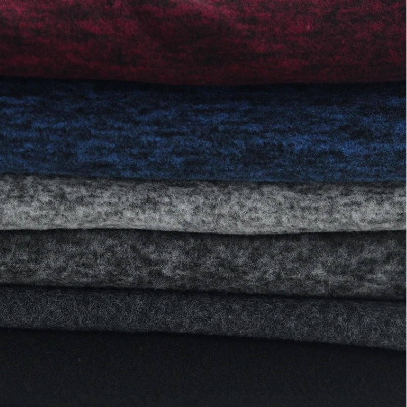 Tour de Cou Polaire Homme couches de tissu empilées - Charcoal - Bordeaux - Bleu Marine - Gris Clair - Gris Foncé - Noir Ébène