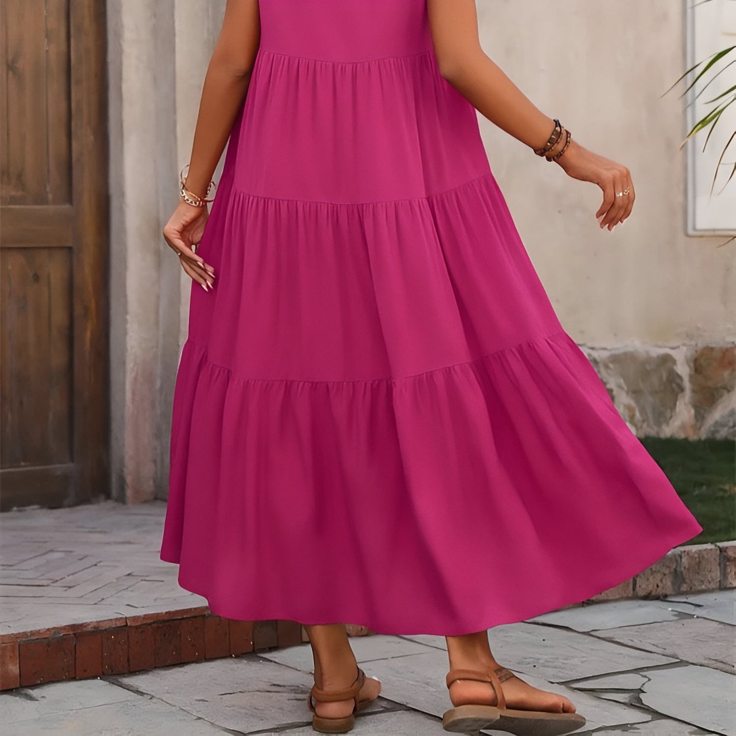Robe de Plage à Volant