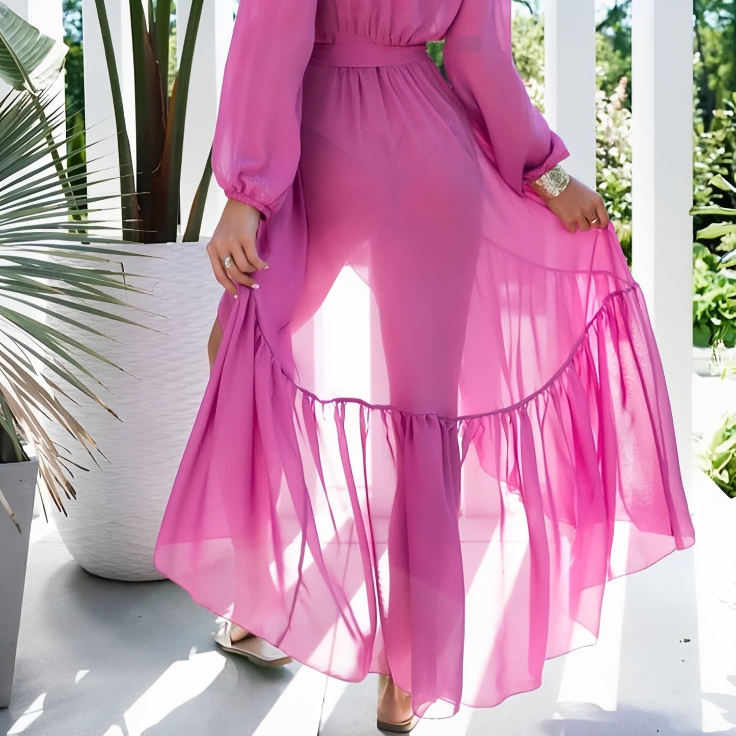 Kimono Chic de Plage uni