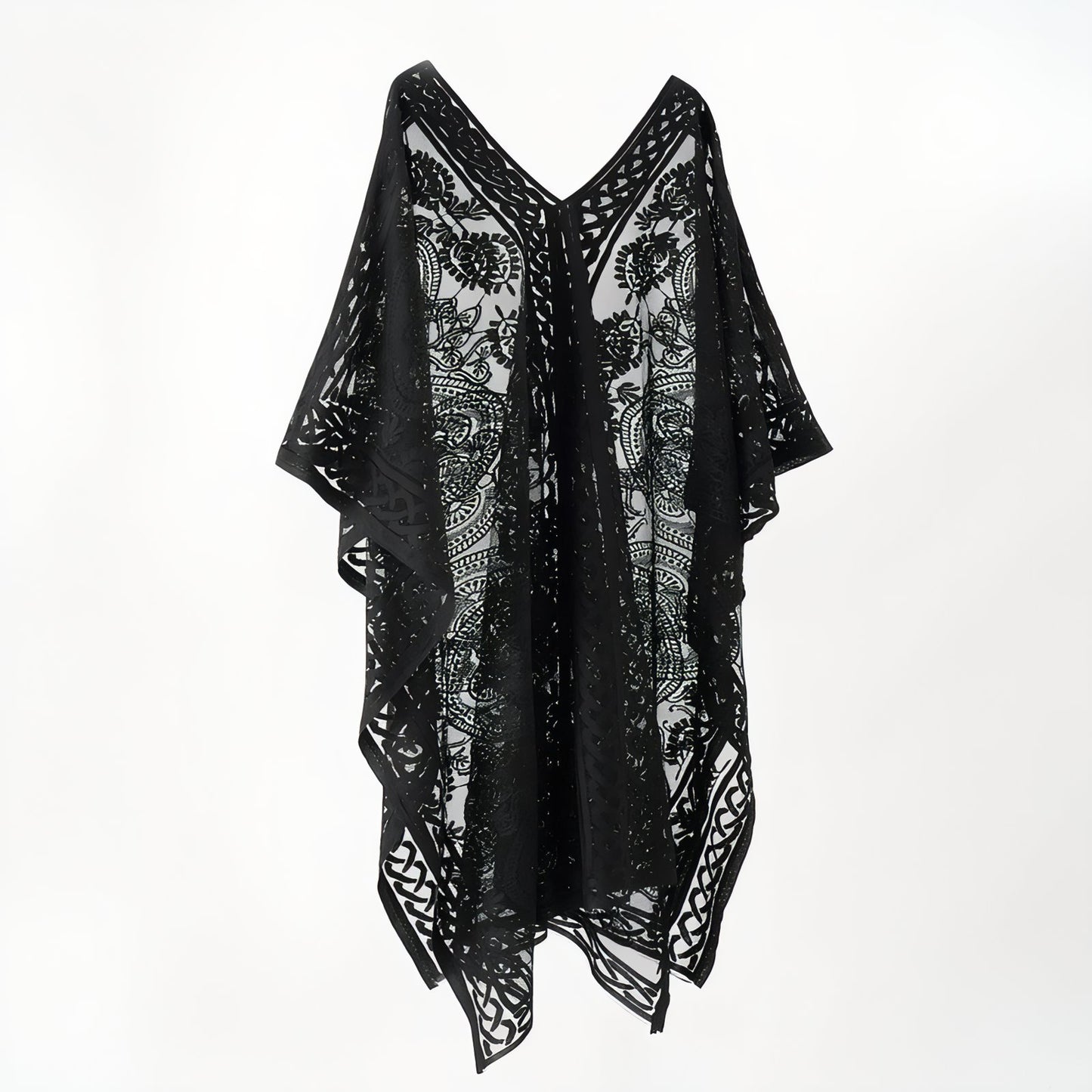 Tunique Robe Paréo Courte en Dentelle
