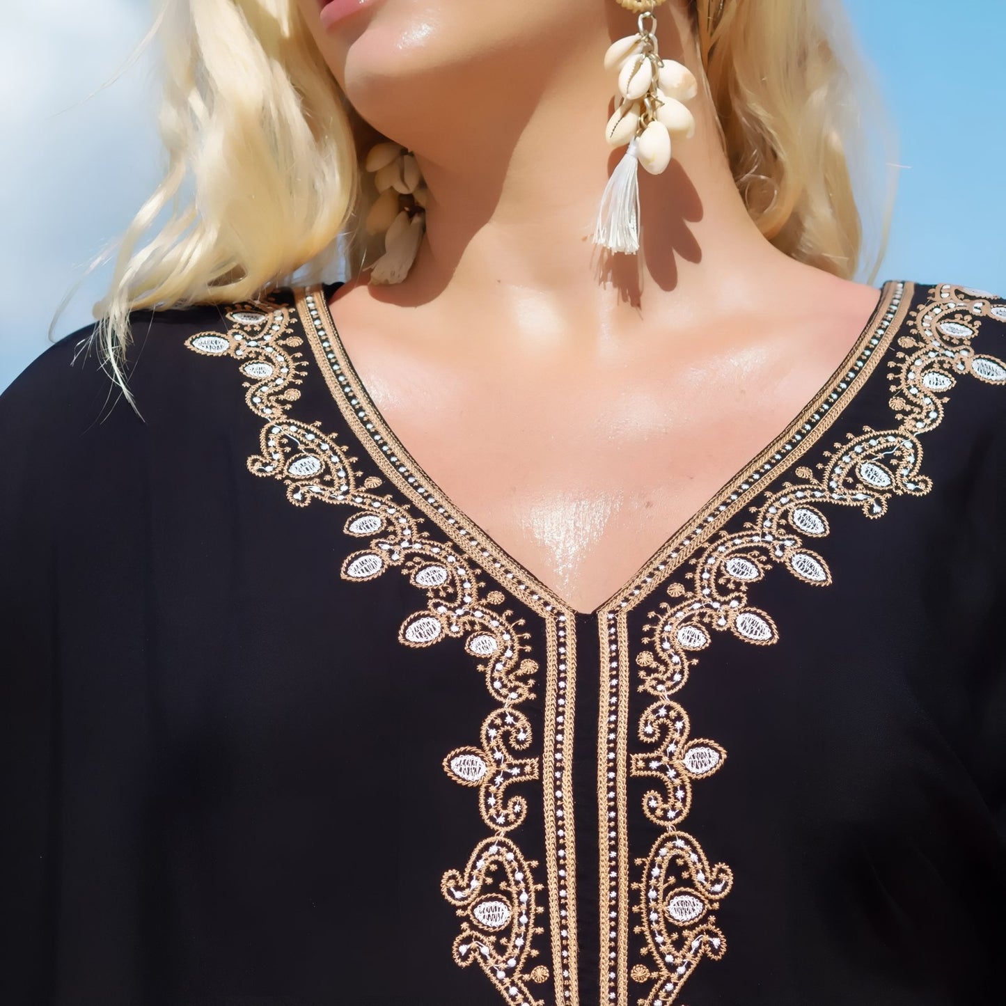 Paréo Caftan pour femme Style Oriental