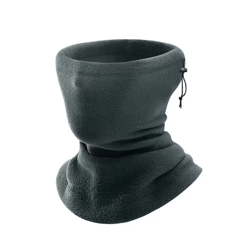 Cache Cou Polaire Homme - Gris - 30x25cm