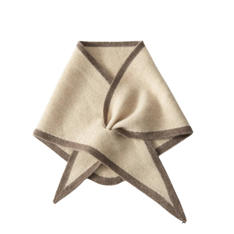 Cape Cachemire Femme Beige 90*32cm