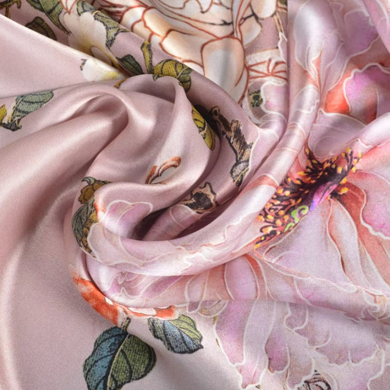 Echarpe Foulard en Soie Femme 