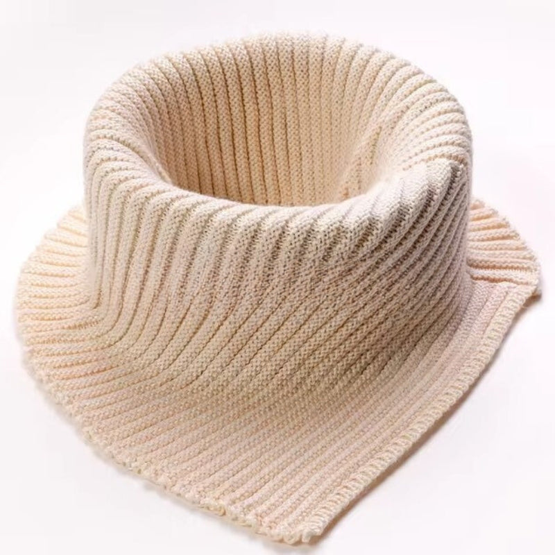 Cache Col Femme Beige 