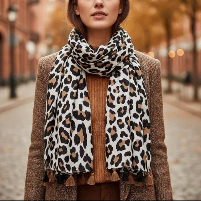 Echarpe Fine Léopard
