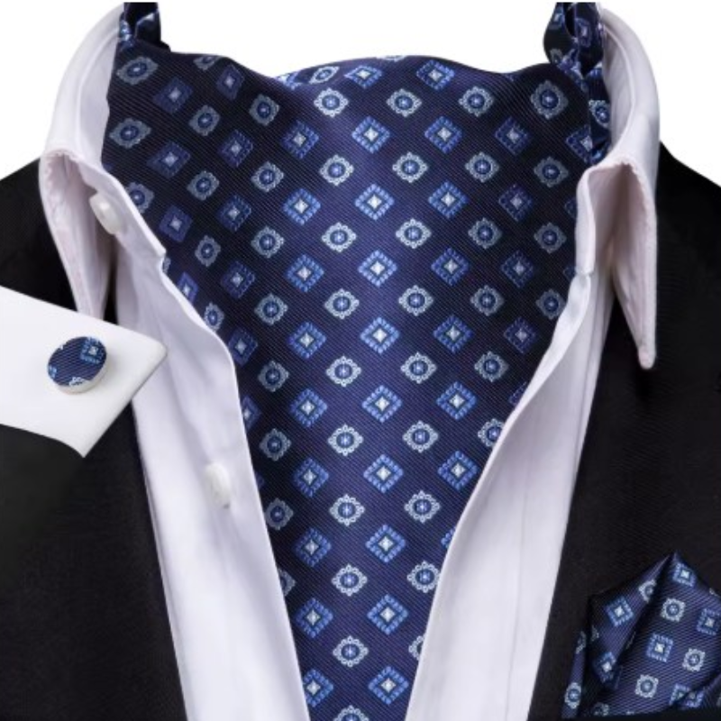 Foulard Ascot Homme en Soie