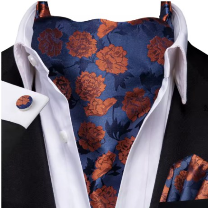 Foulard Ascot Homme en Soie