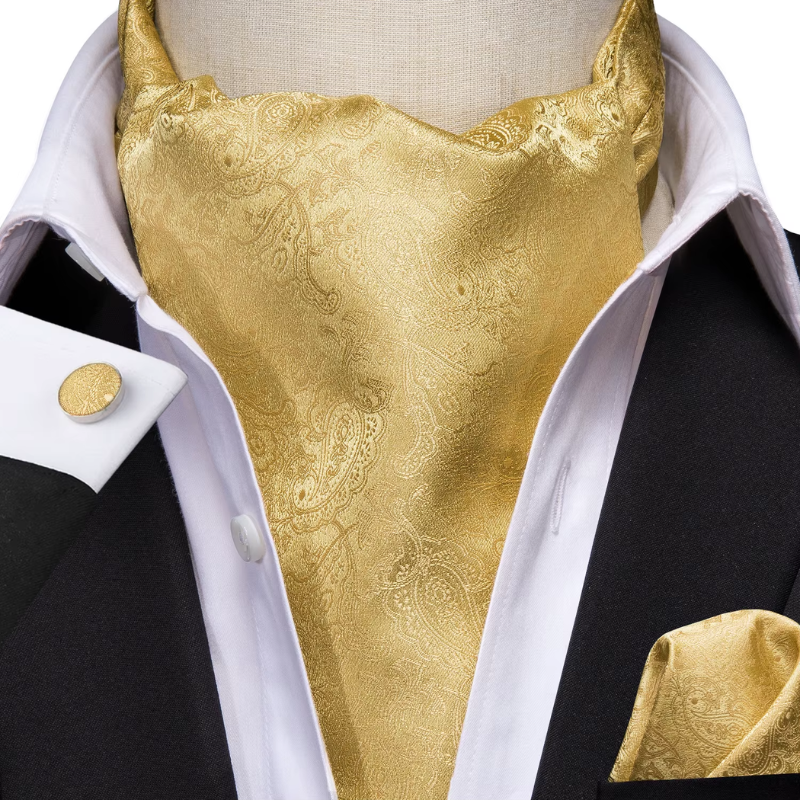 Foulard Ascot Homme en Soie