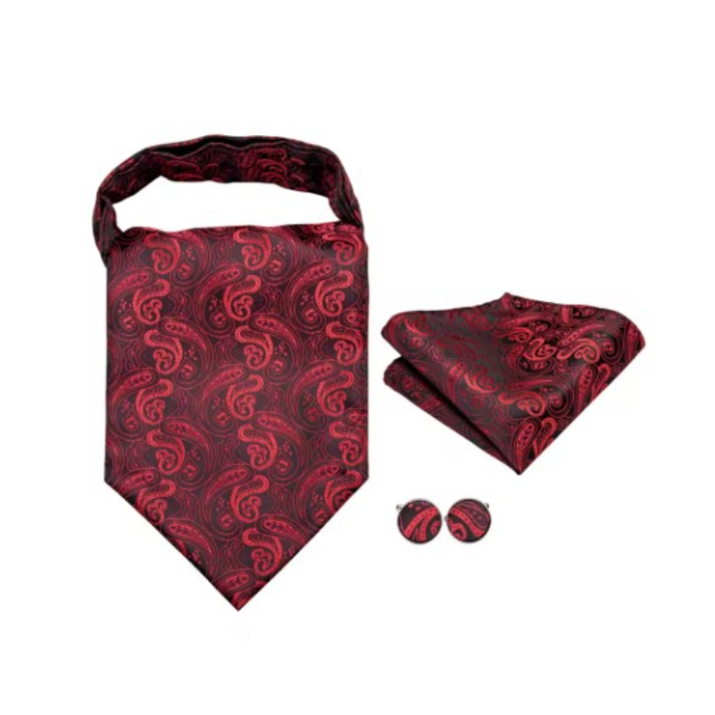 Foulard Ascot Homme en Soie