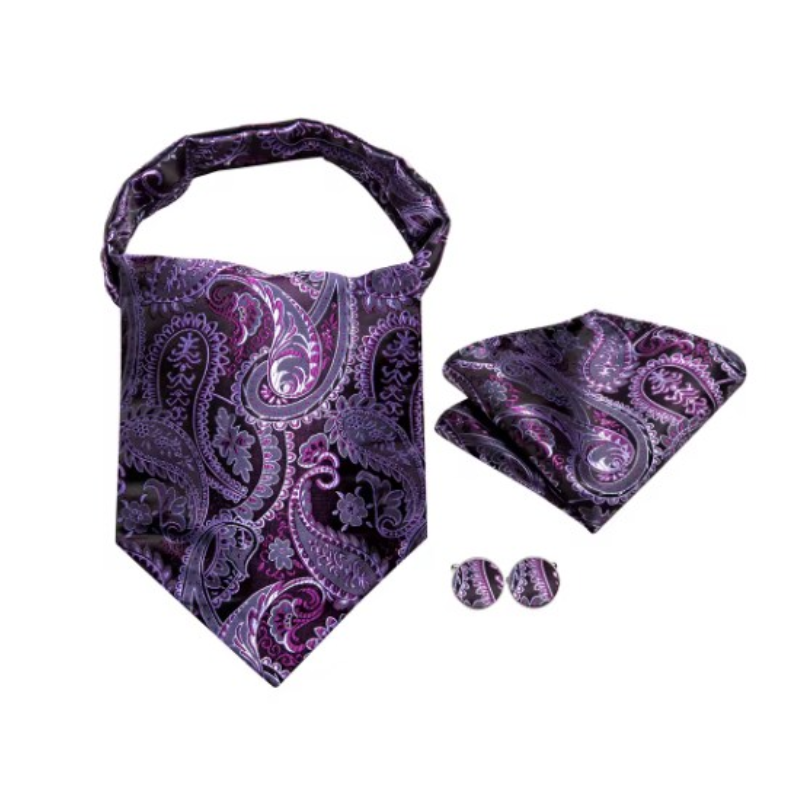 Foulard Ascot Homme en Soie